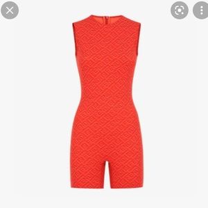 Fendi x Skims orange bodysuit